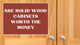 Are Solid Wood Cabinets Worth the Money? Are Solid Wood Cabinets Worth the Money?